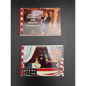 Vintage Souvenir Booklets of The National Historical Wax Museum Lot of 2